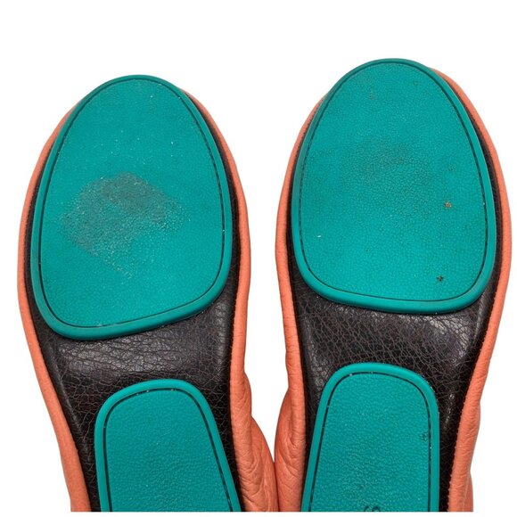 Women's - Tieks Peach Leather Ballet Flats, Size 9 - Picture 6 of 8